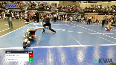 80 lbs Consi Of 8 #2 - Waylon Buckner, El Reno Wrestling Club vs Braxton Fischer, Kingfisher