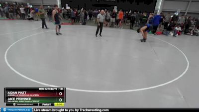 144 lbs Semifinal - Aidan Piatt, Guerrilla Wrestling Academy vs Jace Province, Oklahoma Wrestling Academy