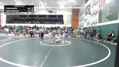 126 lbs Semifinal - Knox Espinoza, Long Beach Poly vs Caine Martin, Camarillo