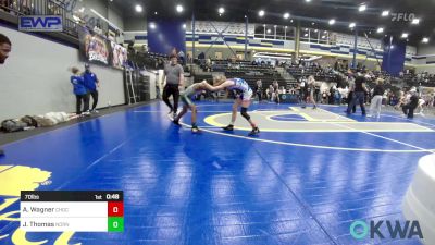 70 lbs 3rd Place - Avery Wagner, Choctaw Ironman Youth Wrestling vs Jameson Thomas, Norman North