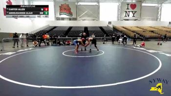 160 lbs 5th Place Match - Abdelraheem Alajji, Buffalo Nomads Wrestling vs Carter Allen, Fulton Wrestling