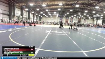 76 lbs Rd# 10- 4:00pm Saturday Final Pool - Johnathan Thompson, Iowa Black vs Landon Sturgell, Team Ohio