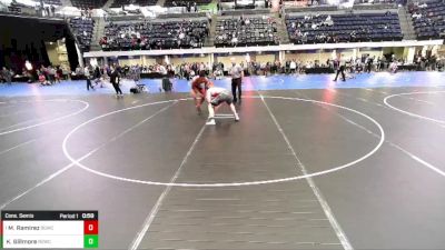 7th - 8th grade - 173 Cons. Semis - Michael Ramirez, Big Game Wrestling Club vs Keegan Gillmore, Big Game Wrestling Club