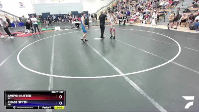 138 lbs Quarterfinal - Amryn Nutter, WI vs Chase Smith, MN