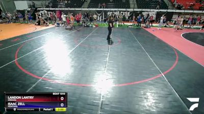 112 lbs Cons. Semi - Landon Lantry, Oregon vs Isaac Zell, Montana