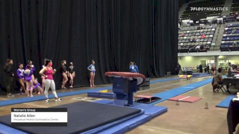 Natalie Allen - Women's Group, Perpetual Motion Gymnastics Center - 2021 Women's Xcel Region 4 Championships
