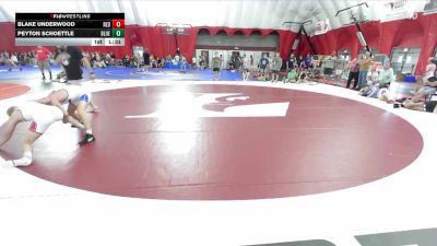 120 lbs Finals (2 Team) - Peyton Schoettle, Team Blue vs Blake Underwood, Team Red