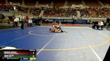 D1-150 lbs Champ. Round 1 - Sean Silva, Desert Vista vs Rigdon Begay, Mountain View Hs (Mesa)