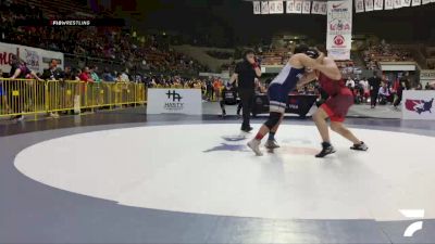 All Cadet Boys Freestyle Upper - 215 lbs Champ. Round 2 - James Hayden, Bellarmine College Prep High School Wrestling vs Emiliano Ayala, James Monroe High School Wrestling