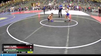85 lbs Semifinal - Isabelle Goedl, Steelclaw Wrestling Club vs Audrey Flores, Warriors Of Christ (WOC)