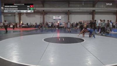 126 lbs Round Of 64 - Jason Brodack, Sprig Gardner Wrestling Club vs Ryan Goldstein, The Way Wrestling Academy