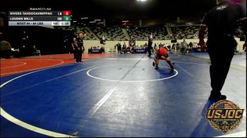 64 lbs Final - Rivers Tahdooahnippah, Elgin Wrestling vs Louden Mills, Keystone Wrestling Club