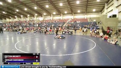 98 lbs Cons. Round 3 - Peyton Beckett, WA vs Yefraim Sadchikov, PA