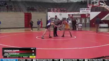 132 lbs Cons. Semi - Josh Foxworthy, Southport vs Anthony Fender, Bloomington North