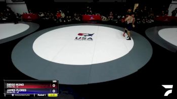 285 lbs Round 3 (16 Team) - Diego Nuno, KTWA-FR vs James Flores, OCWA-FR