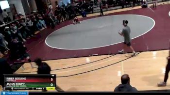 98 lbs Semifinal - Rider Seguine, Post Falls vs Jaren Knopp, Lakeland High School