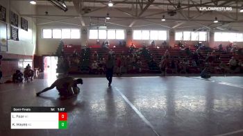 182 lbs Semifinal - Landon Foor, Nc vs Kurt Hayes, Nc