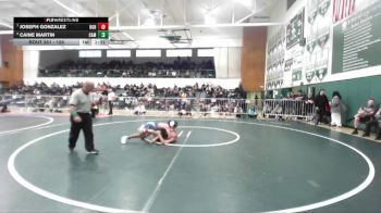 126 lbs Quarterfinal - Joseph Gonzalez, Highland vs Caine Martin, Camarillo