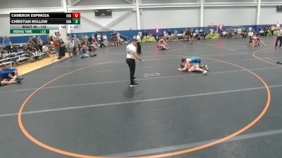 132 lbs Champ. Round 1 - Cameron Espinoza, Unattached vs Christian Hollow, Unattached
