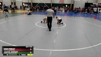 110 lbs Quarterfinal - Chance Johnson, Kimball Wrestling Club vs Noah Findley, Midwest Destroyers