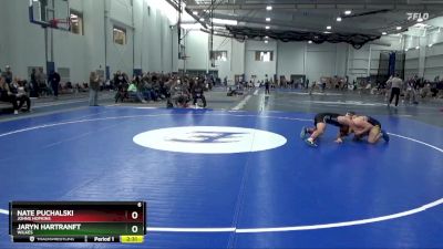 157 lbs Quarterfinal - Nate Puchalski, Johns Hopkins vs Jaryn Hartranft, Wilkes