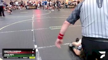 52 lbs Quarterfinals (8 Team) - Chase Beal, Ohio Gold vs Preston O`Gorman, The Funky Singlets Teal
