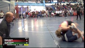 106 lbs Cons. Round 7 - Blake Mauch, Corner Canyon vs Riggs Banta, South Fremont