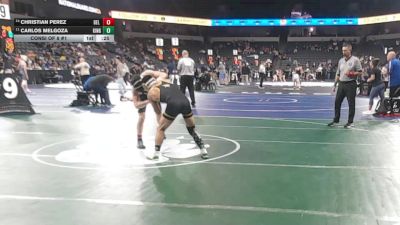 120 lbs Consi Of 8 #1 - Christian Perez, Del Oro (SJ) vs Carlos Melgoza, Kingsburg (CS)