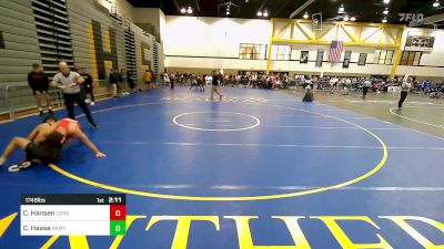 174B lbs Rr Rnd 1 - Christian Hansen, Cornell vs Cooper Haase, Army West Point