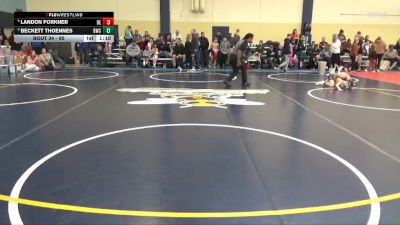 95 lbs Quarterfinal - Beckett Thoennes, Bison Wrestling Club vs Landon Forkner, DC Elite