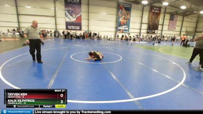 72 lbs Rd# 10- 4:00pm Saturday Final Pool - Tayven Kem, SELECT Utah vs Kalix Kilpatrick, Minion Black