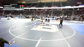 100 lbs 5th Place Match - Gabriella Gelnett, Lockport-6 vs Cadence Guy, Walton/Delhi-4