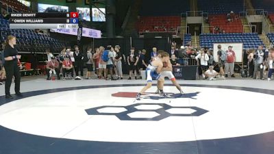 120 lbs Champ. Rd Of 64 - Riker Dewitt, Iowa vs Owen Williams, Idaho