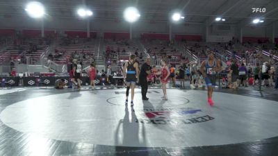 110 lbs Champ. Round 2 - Kendyll Salyer, The Barn Athletic Club LLC vs Chloe Kemmerlin, Clarksville High School Wrestling