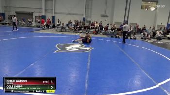 174 lbs Cons. Semi - Omari Watson, Wilkes vs Cole Shupp, Pennsylvania College Of Technology