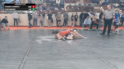 105_B lbs Round Of 16 - Chance Gobrect, Bermudian Springs vs Cam Renfer, Lake Lehman