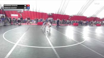 125 lbs Cons. Round 1 - Makenzie Schulte, Sarbacker Wrestling Academy vs Rebekah Katzfey, Mukwonago Wrestling Club