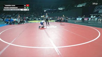 6A Boys 150 lbs Champ. Round 1 - Warren Cook, Forest Grove Boys vs Fisher Gunderson, South Eugene Boys