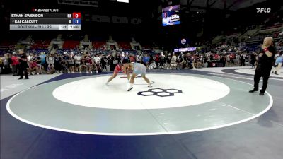 215 lbs Champ. Rd Of 128 - Ethan Swenson, MN vs Kai Calcutt, IL