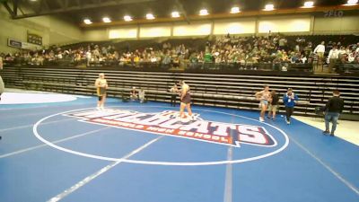 285 lbs Semifinal - Isaac Terrell, Lehi vs Austin McNaughtan, Wasatch