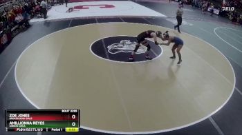 Cons. Round 3 - Amillionna Reyes, Gibbon Girls vs Zoe Jones, Broken Bow Girls