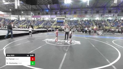 Quarterfinal - Kodah Palmer, Montrose Wrestling Club vs Walker Hockaday, Canon City