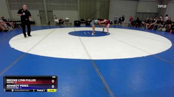 110 lbs Placement Matches (8 Team) - Brooke Lynn Fuller, Indiana vs Kennedy Perez, Michigan Red