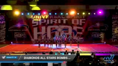Diamonds All Stars Bombshells [2021 Senior XSmall 6 Day 1] 2021 Universal Spirit: Spirit of Hope National Championship