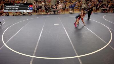 135 lbs Quarters - Lana Zimmerman, IL vs Dealya Collins, WI