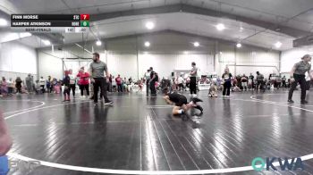 55 lbs Semifinal - Finn Morse, Sallisaw Takedown Club vs Harper Atkinson, Honey Badgers Wrestling Club