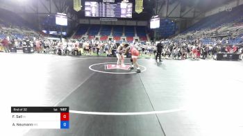 200 lbs Rnd Of 32 - Fanta Sall, Indiana vs Addison Neumann, Missouri