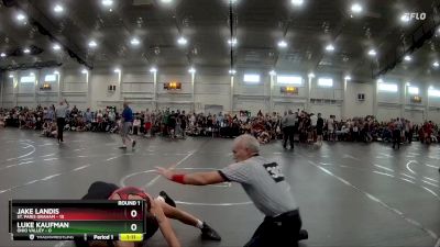 120 lbs Round 1 (6 Team) - Jake Landis, St. Paris Graham vs Luke Kaufman, Ohio Valley