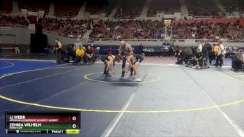 D3-120 lbs 5th Place Match - Zemira Wilhelm, Show Low vs JJ Webb, American Leadership Academy Gilbert