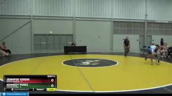 106 lbs Round 2 (6 Team) - Jennifer Verdin, North Dakota vs Kennedy Perez, Michigan Red